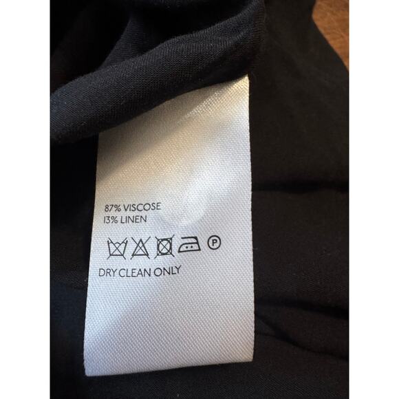 FREE PEOPLE “Like a Lady” Black Floral Mini Dress Size M Open Back, Ruffle Hem - Picture 7 of 8